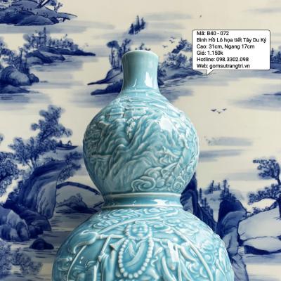 Bình Hồ Lô khắc nổi tích Tây Du Ký